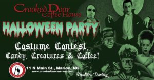 Halloween Party @ Crooked Door Coffee House | Marion | North Carolina | United States