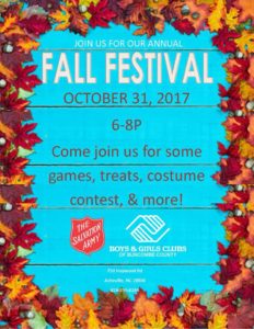 Fall Festival @ The Salvation Army Boys and Girls Club of Buncombe County  | Asheville | North Carolina | United States