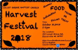 Harvest Festival @ Locust Grove Baptist Church | Weaverville | North Carolina | United States