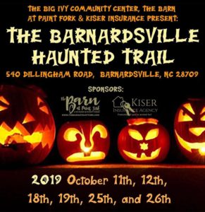 The Barnardsville Haunted Trail @ Big Ivy Community Center  | Barnardsville | North Carolina | United States