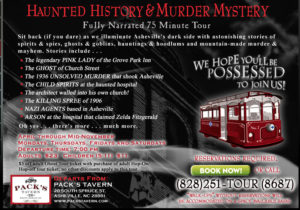 Haunted History & Murder Mystery Tour @ departing from Pack's Tavern | Asheville | North Carolina | United States