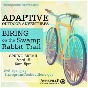 Biking on the Swamp Rabbit Trail (11-14yrs) @ Murphy-Oakley Recreation Center | Asheville | North Carolina | United States