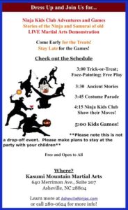 Kids Halloween Party @ Kasumi Mountain Martial Arts | Asheville | North Carolina | United States