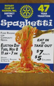 47th Annual Spaghetti Fundraiser Supper @ Rotary Club of Marion | Marion | North Carolina | United States