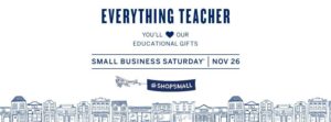 Small Business Saturday Event @ Everything Teacher | Asheville | North Carolina | United States