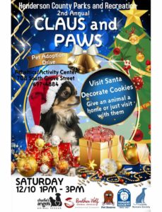 2nd Annual Parks & Rec Paws and Claus @ Henderson County Athletics & Activity Center  | Hendersonville | North Carolina | United States