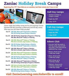 Winter Break Camp @ Zaniac Asheville | Asheville | North Carolina | United States