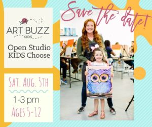 Art Buzz Kid Open Studio Kids Choose painting class @ Wine & Design (Asheville, NC) | Asheville | North Carolina | United States