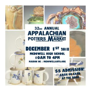 32nd Annual Appalachian Potters Market! @ McDowell High School  | Marion | North Carolina | United States