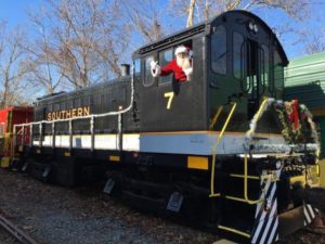 Annual Jingle Bell Trolley Train Ride @ Craggy Mountain Line Railroad | Woodfin | North Carolina | United States