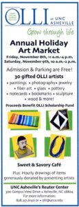 OLLI Holiday Art Market @ OLLI - Osher Lifelong Learning Institute at UNC Asheville | Asheville | North Carolina | United States