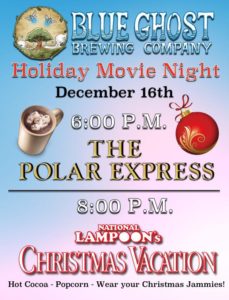 Holiday Movie Night @ Blue Ghost Brewing Company  | Fletcher | North Carolina | United States