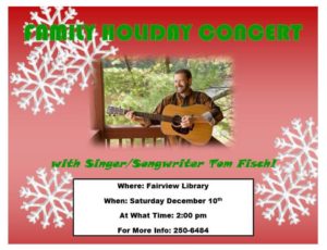 Family Holiday Concert with Tom Fisch @ Fairview Public Library | Fairview | North Carolina | United States