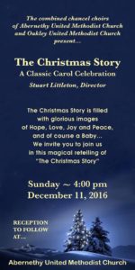 The Christmas Story: A Classic Carol Celebration @ Abernethy UMC | Asheville | North Carolina | United States