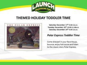 Polar Express Toddler Time @ Launch Trampoline Park Asheville | Arden | North Carolina | United States