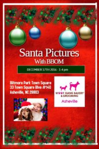 Santa Pictures with Boxer Butts & Other Mutts @ Woof Gang Bakery & Grooming Asheville | Asheville | North Carolina | United States