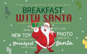 Breakfast with Santa @ Asheville's Fun Depot | Asheville | North Carolina | United States