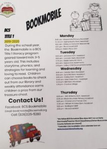 Buncombe County Bookmobile @ Various Locations around Buncombe County