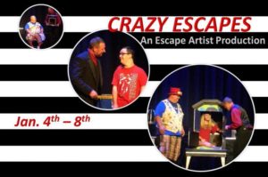 Crazy Escapes: An Escape Artist Production @ North Carolina Stage Company  | Asheville | North Carolina | United States