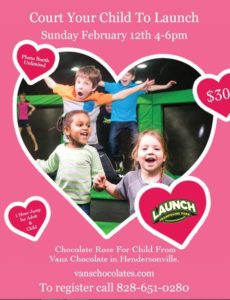 'Court Your Kid to Launch' Valentines Special @ Launch Trampoline Park Asheville | Arden | North Carolina | United States