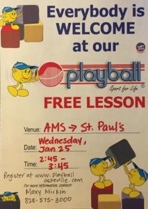 FREE Playball Lesson @ St. Paul's Preschool