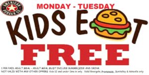 Kids Eat FREE Monday & Tuesday @ BT's Burgerjoint Biltmore Park | Asheville | North Carolina | United States