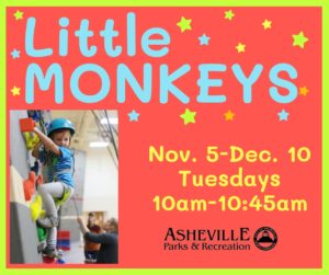 Little Monkeys Toddler Program (3-5yrs w/an adult) @ Tempie Avery Montford Center | Asheville | North Carolina | United States