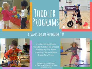 Sporties for Shorties (2-5yrs) @ Stephens Lee Recreation Center | Asheville | North Carolina | United States