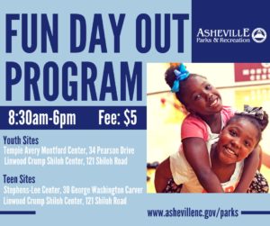 Fun Day Out Program for Youth/Middle Schoolers @ Asheville Parks & Recreation Centers | Asheville | North Carolina | United States