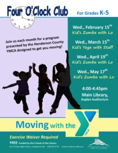 4 O'Clock Club YMCA Program (K-5th Grade) @ Main Hendersonville Public Library | Hendersonville | North Carolina | United States