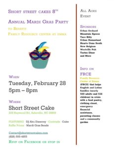 8th Annual Mardi Gras Celebration at Short Street Cakes! @ Short Street Cakes  | Asheville | North Carolina | United States