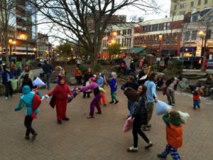 Annual Anti-Valentine's Day pillow fight in Pritchard Park @ Pritchard Park, Downtown Asheville | Asheville | North Carolina | United States