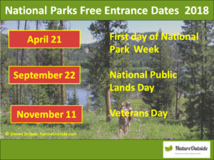 FREE Admission Day in National Parks @ all National Parks