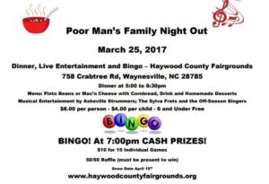 Poor Man's Family Night Out @ Haywood County Fairgrounds  | Waynesville | North Carolina | United States