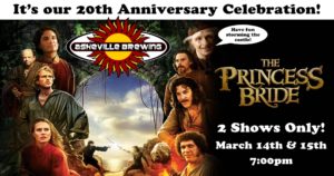 The Princess Bride - Asheville Brewing Co. 20th Anniversary! @ Asheville Pizza & Brewing Co.  | Asheville | North Carolina | United States