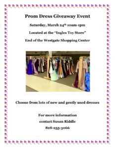 Prom Dress Giveaway @ the "Ingles Toy Store" / Westgate Shopping Center | Asheville | North Carolina | United States