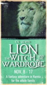 'The Lion, The Witch, and the Wardrobe' stage production (see schedule) @ Flat Rock Playhouse Leiman Mainstage 2661 Greenville Hwy Flat Rock, NC 28731 | Hendersonville | North Carolina | United States