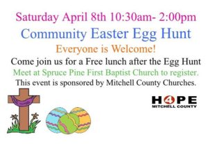 Community Easter Egg Hunt @ Spruce Pine First Baptist Church | Spruce Pine | North Carolina | United States