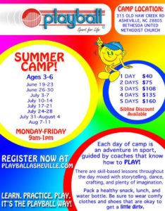 Summer Camp (3-6yrs) @ Bethesda United Methodist Church | Asheville | North Carolina | United States