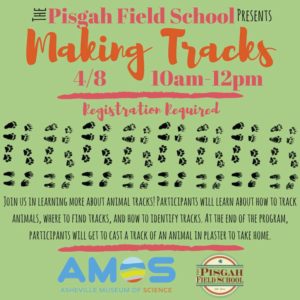 Making Tracks with Pisgah Field School @ Asheville Museum of Science | Asheville | North Carolina | United States