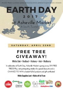 FREE Tree Giveaway, in Celebration of Earth Day 2017 @ Whole Foods Asheville Market  | Asheville | North Carolina | United States