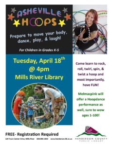 Asheville Hoops!! @ Mills River Public Library | Mills River | North Carolina | United States