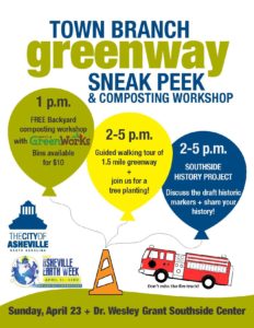 Town Branch Greenway Sneak Peek & Composting Workshop @ Dr. Wesley Grant Southside Center | Asheville | North Carolina | United States