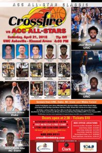 Crossfire vs ACC All-Stars Basketball Game @ Kimmel Arena on the UNCA Campus | Asheville | North Carolina | United States