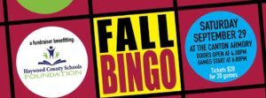 Fall BINGO @ Town of Canton Armory  | Canton | North Carolina | United States