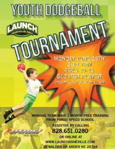 Youth Dodgeball Tournament (10-15yrs) @ Launch Trampoline Park Asheville | Arden | North Carolina | United States