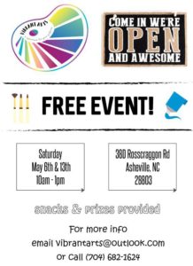 Open House Crafting Event @ Vibrant Arts | Arden | North Carolina | United States