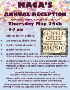 MACA Annual Reception! @ McDowell Arts Council Association  | Marion | North Carolina | United States