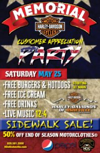 Memorial Customer Appreciation Party! @ Harley-Davidson of Asheville  | Swannanoa | North Carolina | United States