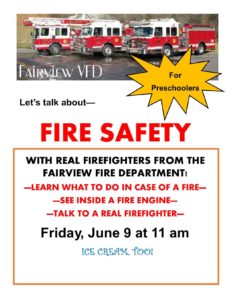 Fire Safety for Preschoolers (3-5yrs) @ Fairview Public Library | Fairview | North Carolina | United States